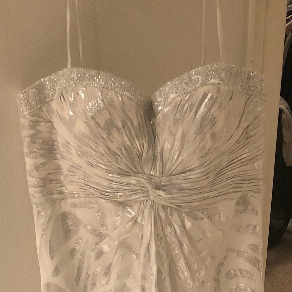 Strapless White gown